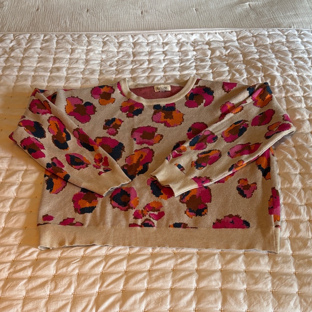 Colorful Patterned Women's Sweater